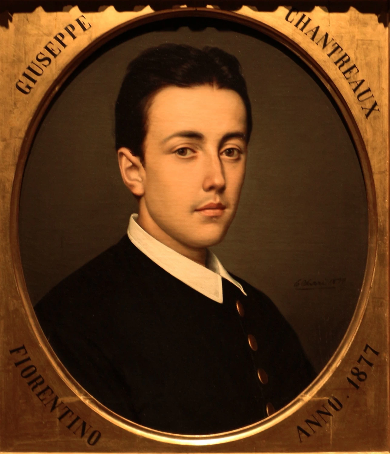 Ritratto di Giuseppe Chantreaux dal Collegio alla Querce, 1877